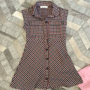 Zara girls plaid dress size 8